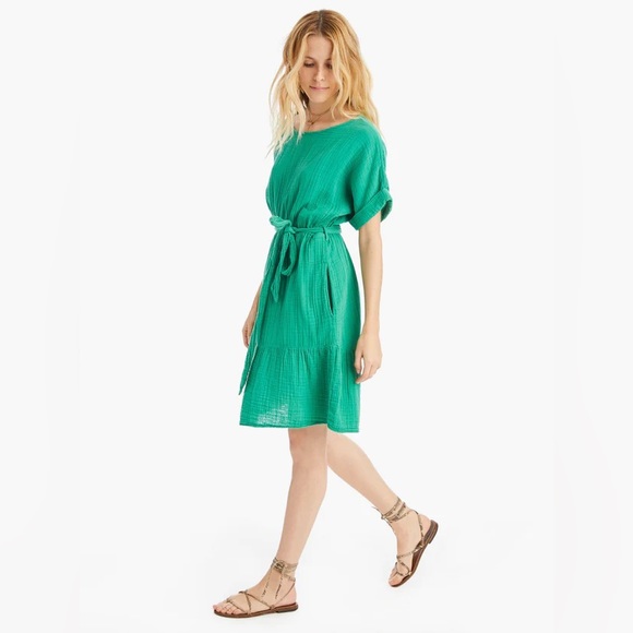 XiRENA Dresses Xirena Juniper Green Aiden Gauze Dress Poshmark